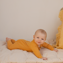 Load image into Gallery viewer, Pyjama en modal côtelé coucher de soleil